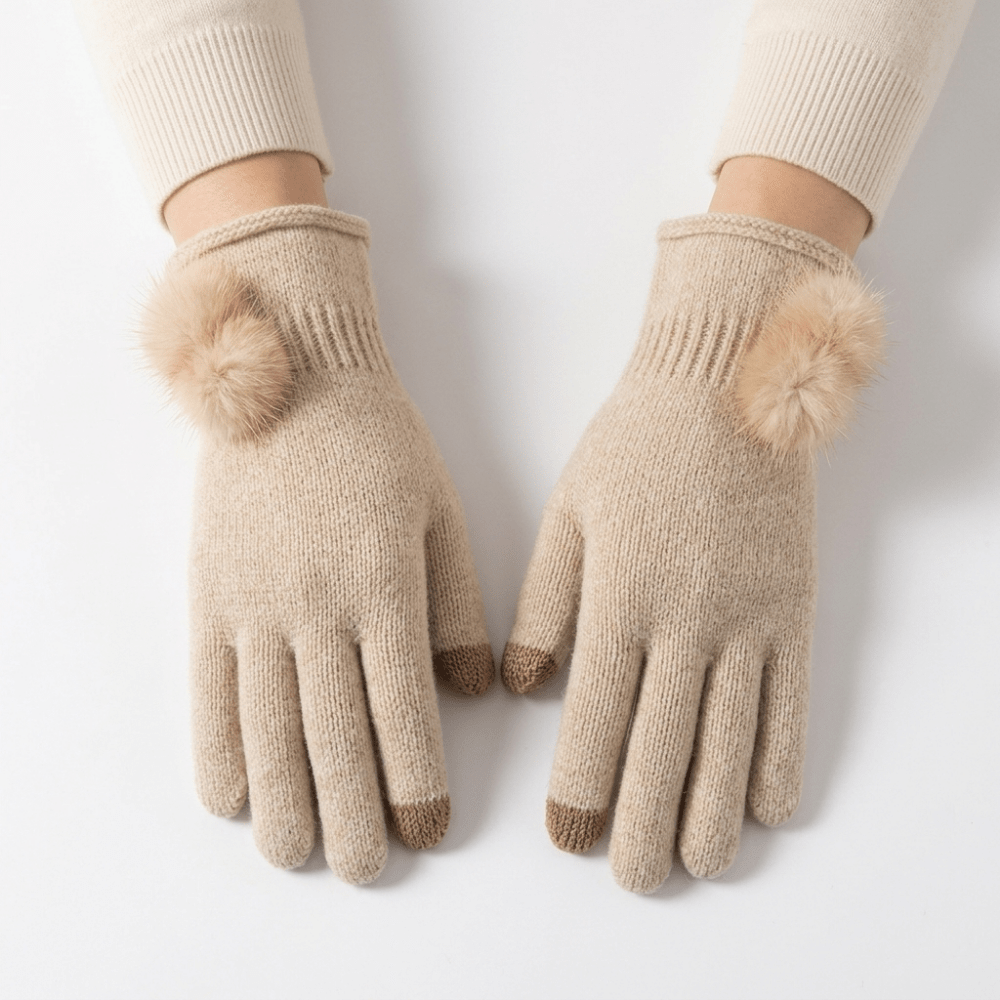 FrostPom – Cashmere Gloves - Hilltop Nord