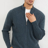 Skyward – Cashmere Zip - Up Sweater - Hilltop Nord