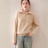 Willowblend – Wool Quarter - Zip Sweater - Hilltop Nord