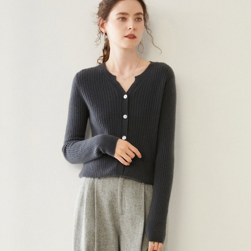 Greyhaven – Cashmere Wool Cardigan - Hilltop Nord