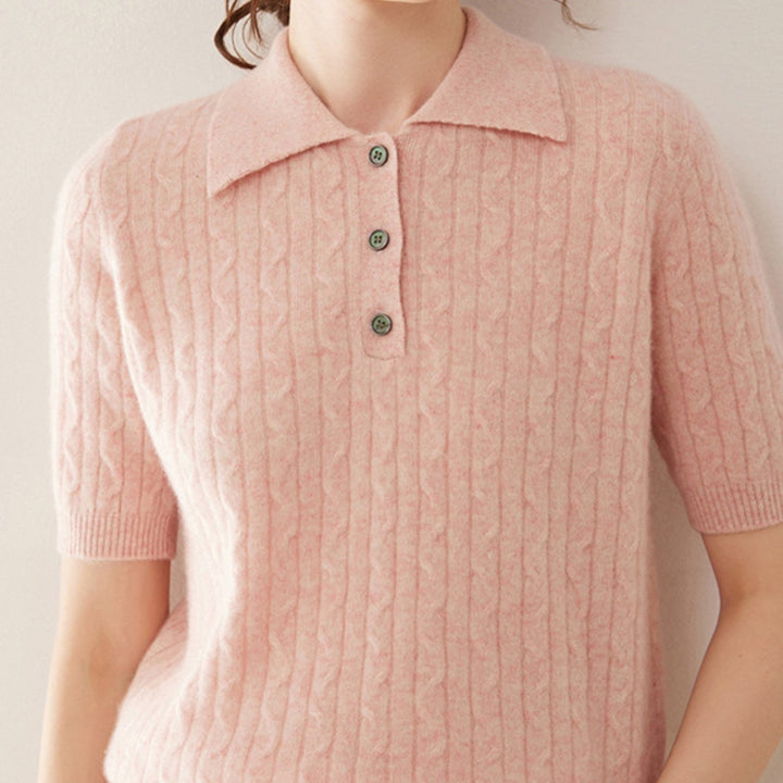 Solstice – Cashmere Wool Polo - Hilltop Nord