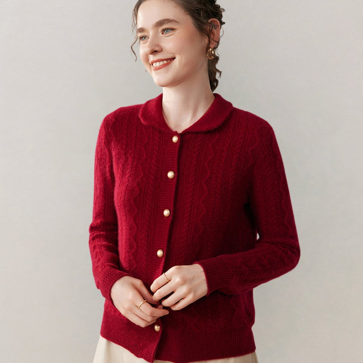 Wavecrest – Cashmere Wool Cardigan - Hilltop Nord