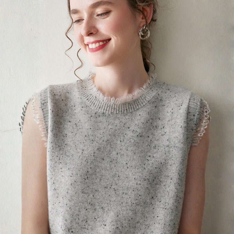 Polka – Cashmere Wool Vest - Hilltop Nord