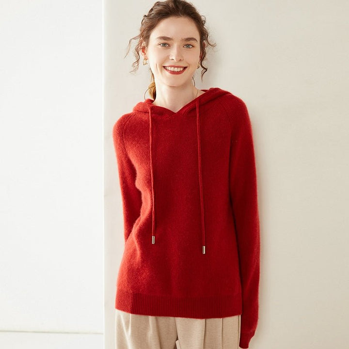 Fiora – Cashmere Hoodie - Hilltop Nord