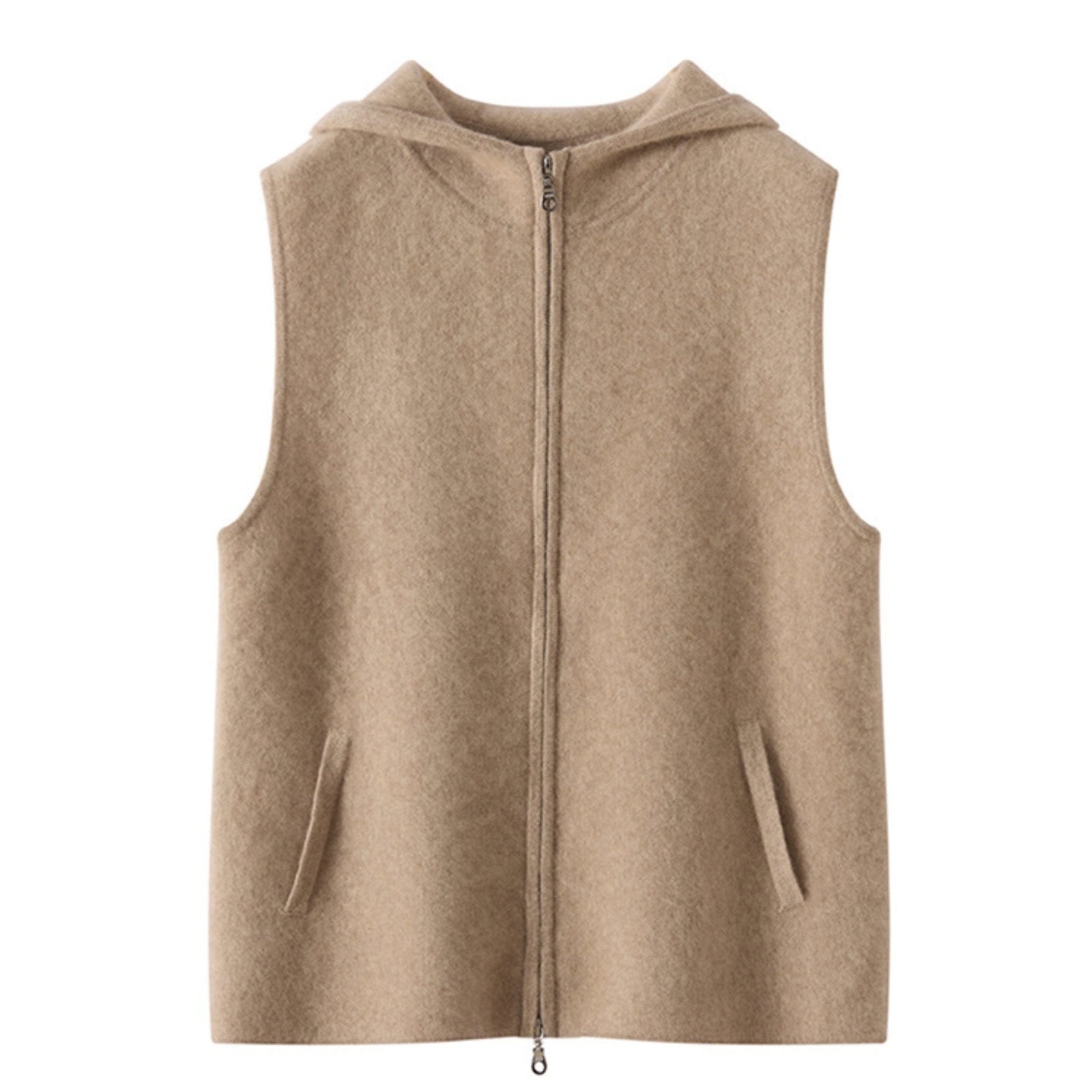 Emberford – Cashmere Wool Hooded Vest - Hilltop Nord