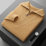 Westford - Cashmere Wool Half - Zip Sweater - Hilltop Nord