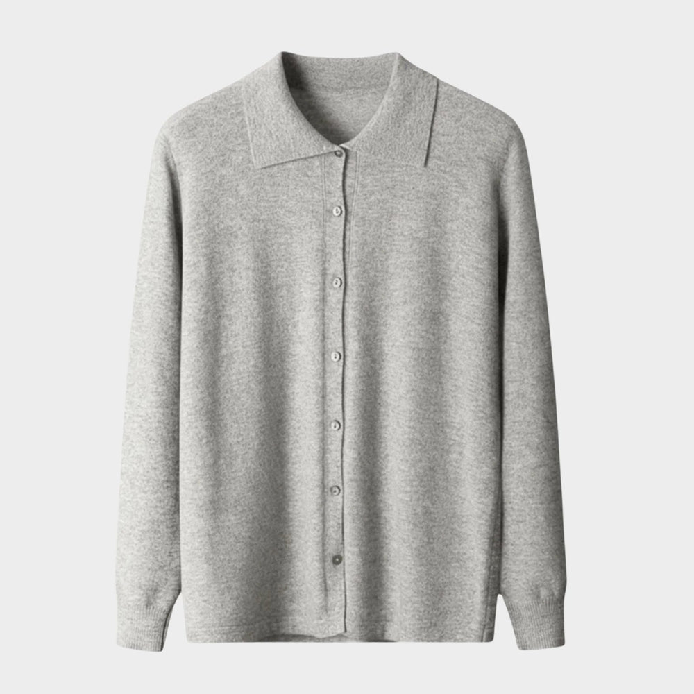 Sanford - Wool Button - Up Polo Cardigan - Hilltop Nord