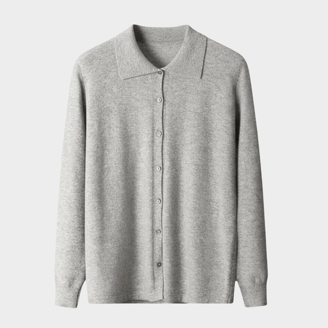 Sanford - Wool Button - Up Polo Cardigan - Hilltop Nord