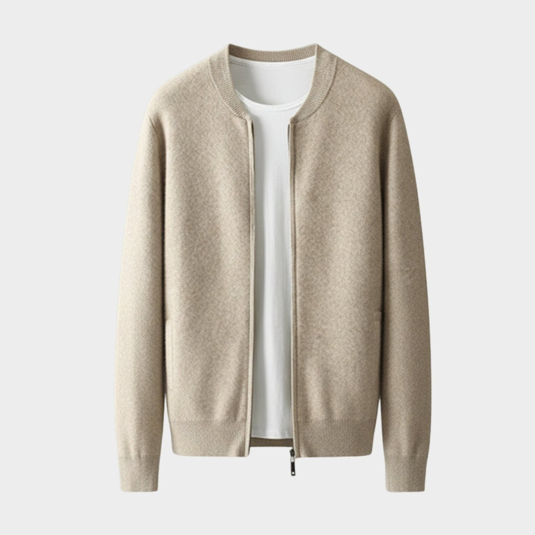 Fairmont - Wool Zip Cardigan - Hilltop Nord