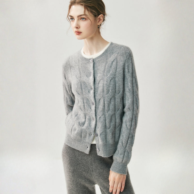Ridgecable – Cashmere Wool Cardigan