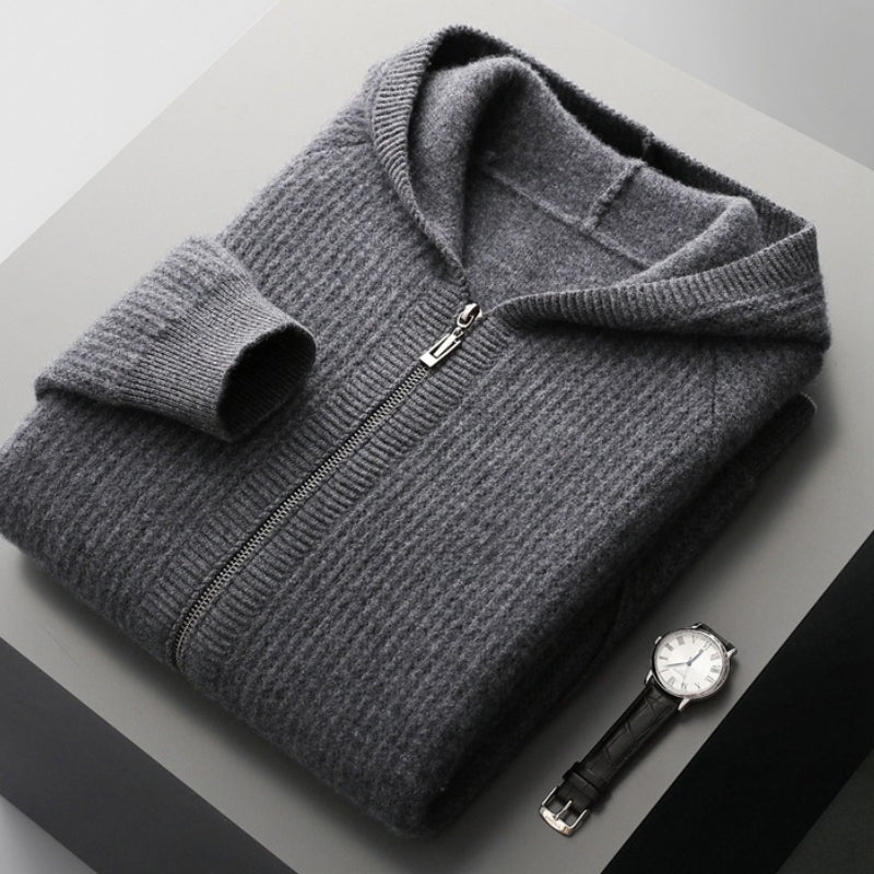 Alderway – Wool Zip Hoodie - Hilltop Nord