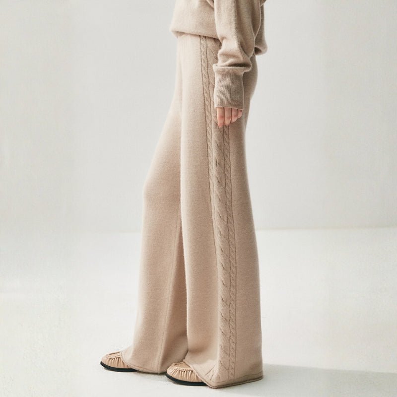 Slopehaven – Cashmere Wool Pants - Hilltop Nord