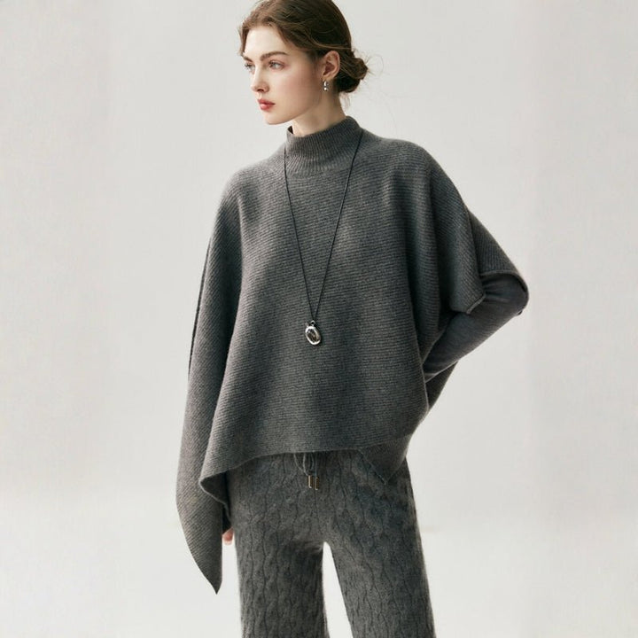 Havenveil – Cashmere Wool Poncho - Hilltop Nord
