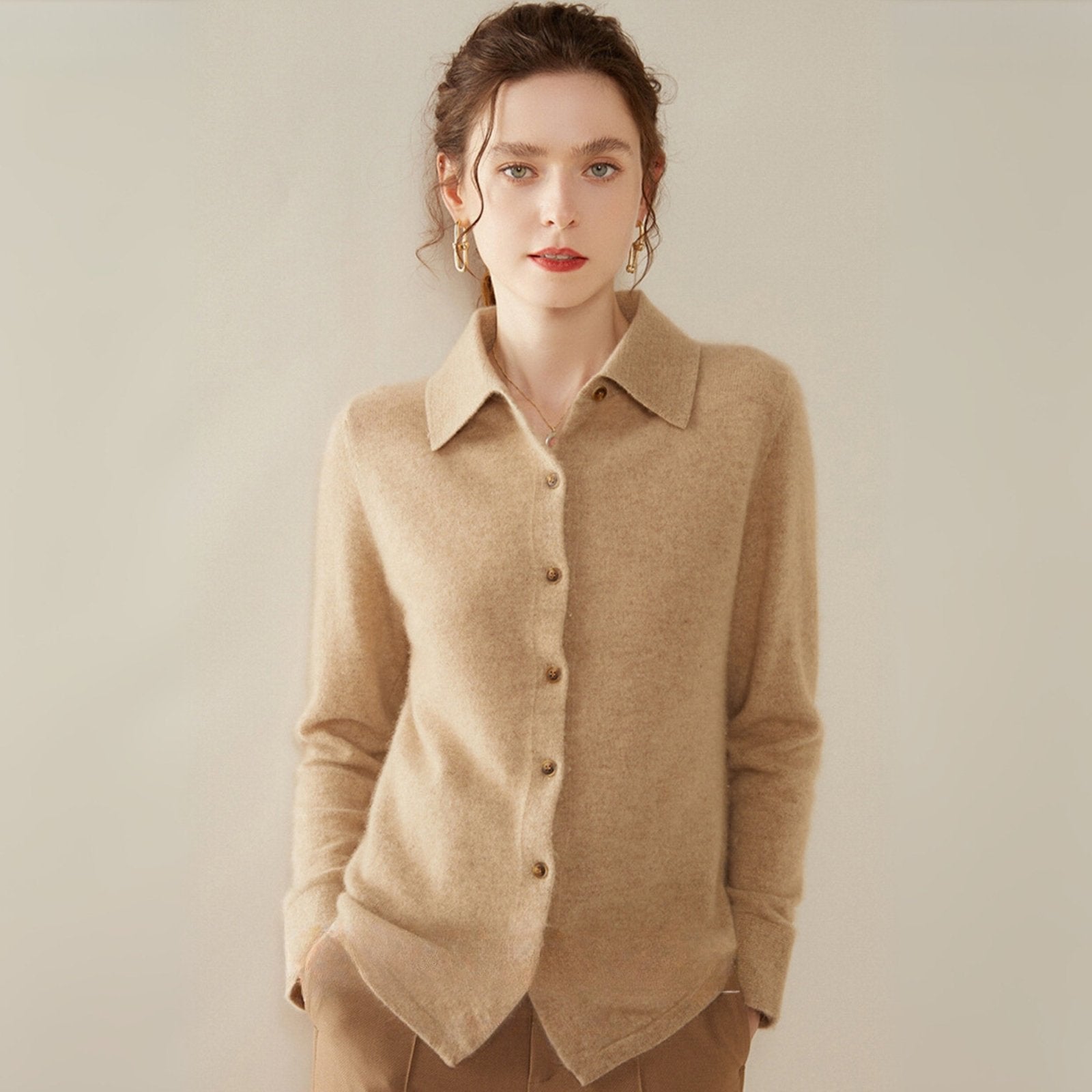 Loomstead – Cashmere Wool Cardigan - Hilltop Nord