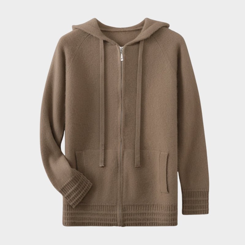 Alder - Merino Zip Hoodie - Hilltop Nord