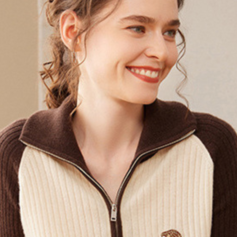 Sierra - Cashmere Wool Half-Zip Sweater