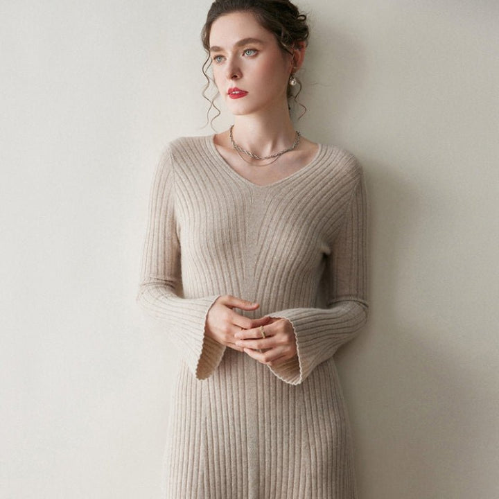 Fjordline – Cashmere Wool Dress - Hilltop Nord