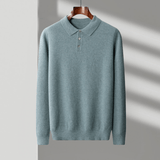 Orion – Cashmere Wool Knit Polo - Hilltop Nord