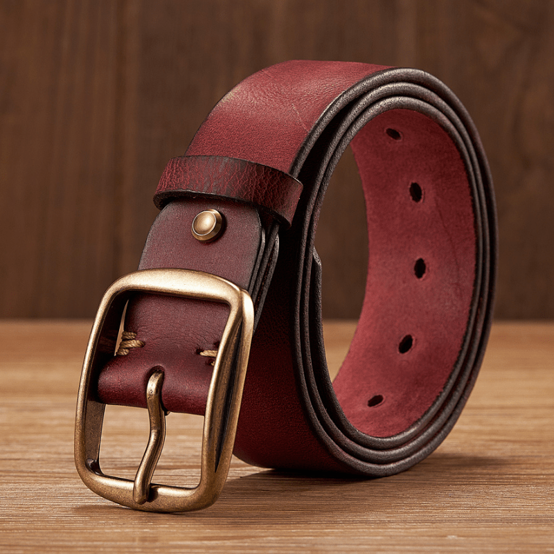 Redrock – Classic Buckle Leather Belt - Hilltop Nord
