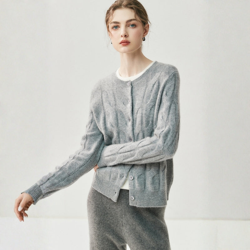 Ridgecable – Cashmere Wool Cardigan