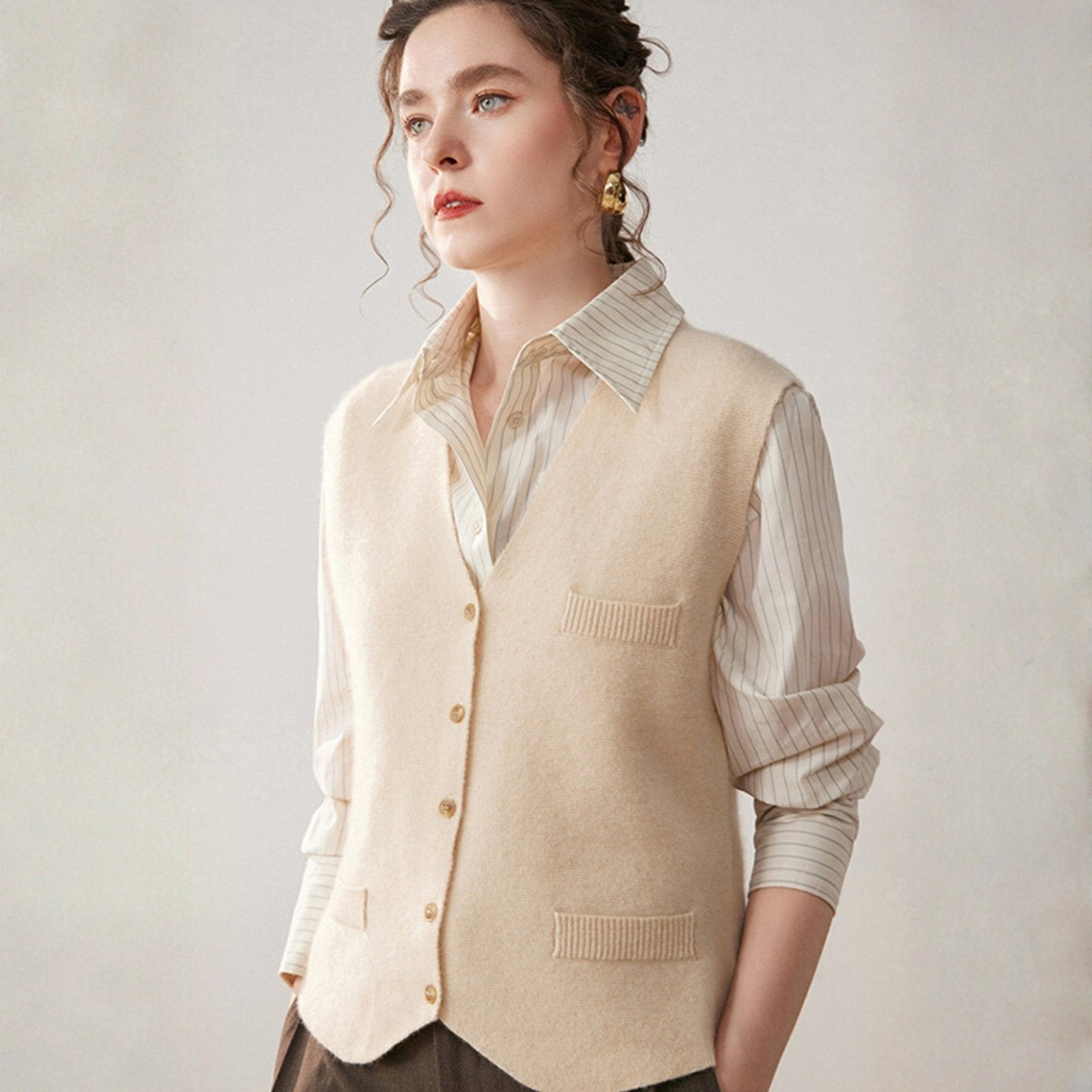 Quillhaven – Cashmere Wool Vest - Hilltop Nord