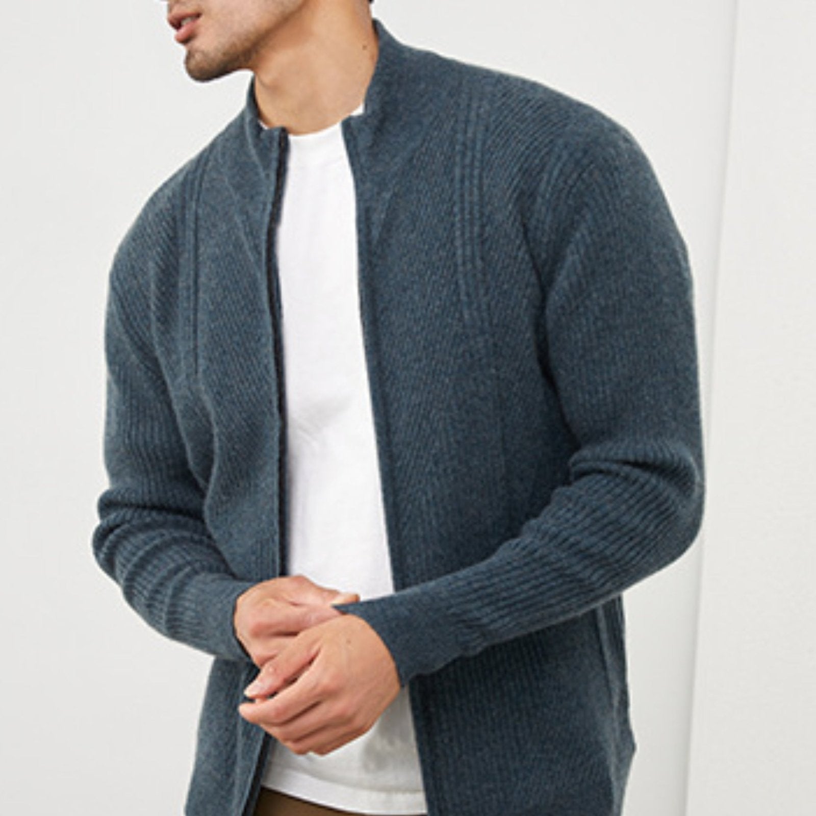 Skyward – Cashmere Zip - Up Sweater - Hilltop Nord