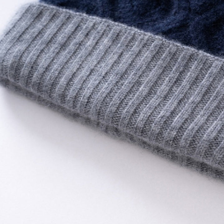 DiamondDrift – Cashmere Wool Beanie - Hilltop Nord