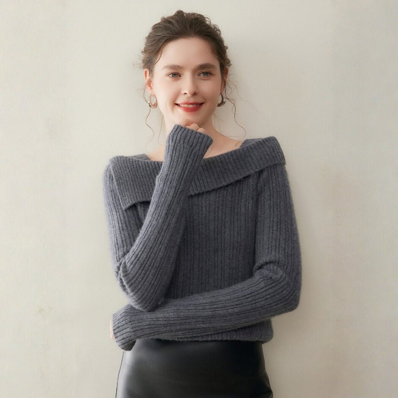 Thalia – Cashmere Wool Sweater - Hilltop Nord