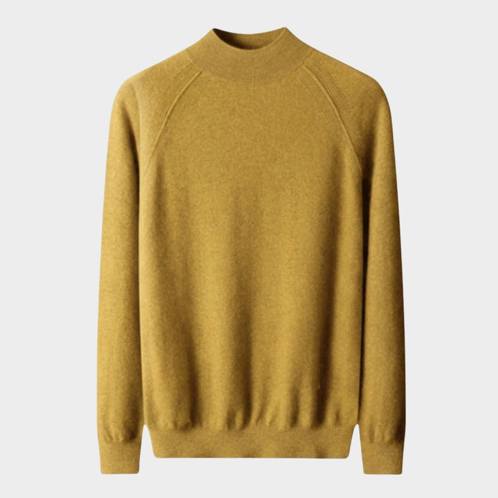 Rowan – Cashmere Wool Mock Neck Sweater - Hilltop Nord