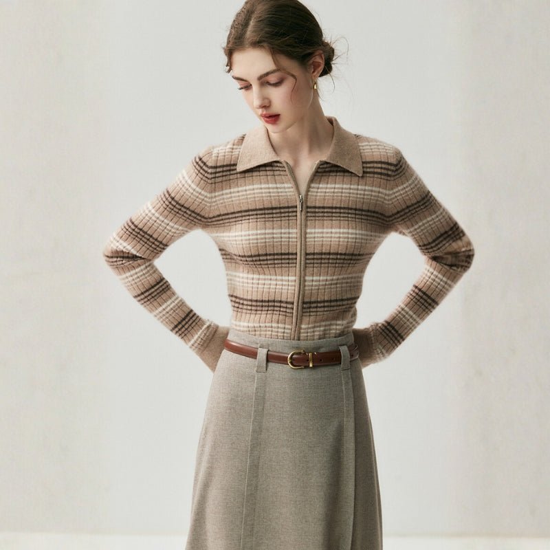 Hearthline – Cashmere Wool Cardigan - Hilltop Nord