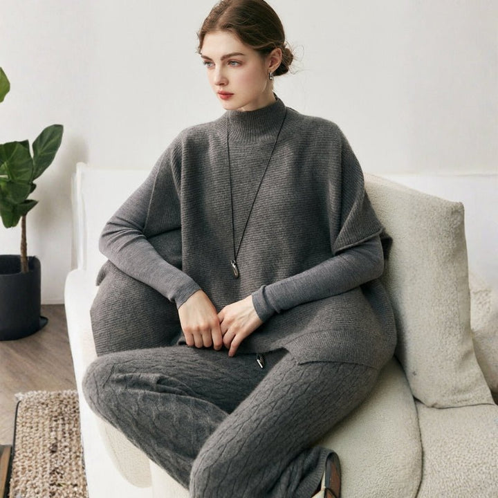 Havenveil – Cashmere Wool Poncho - Hilltop Nord