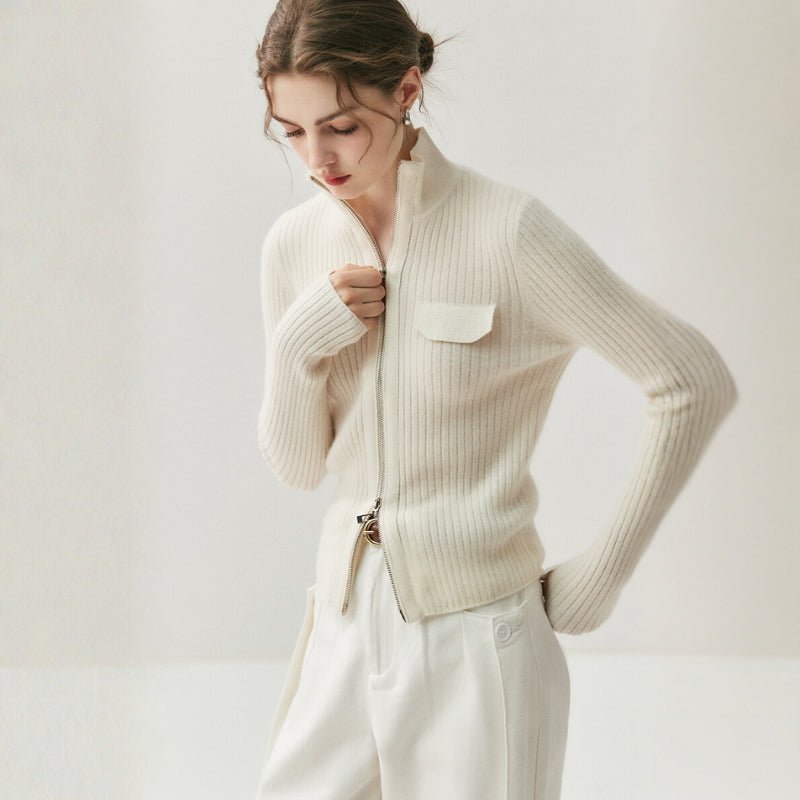 Calista – Cashmere Wool Cardigan - Hilltop Nord