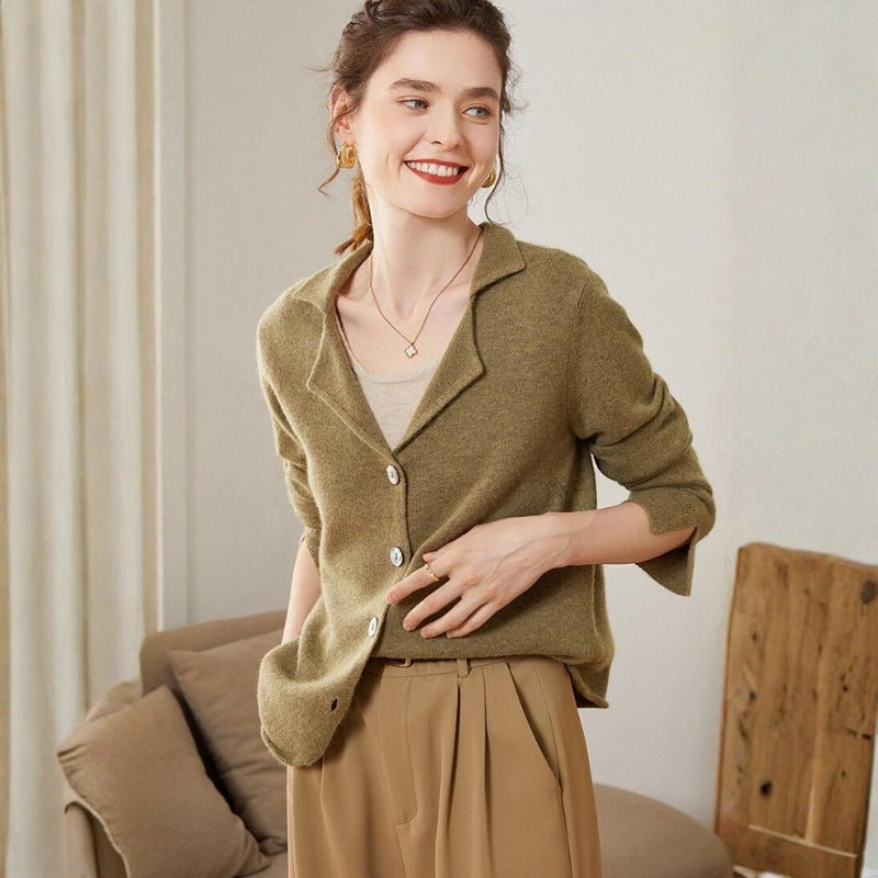 Heathmoor – Cashmere Wool Cardigan - Hilltop Nord
