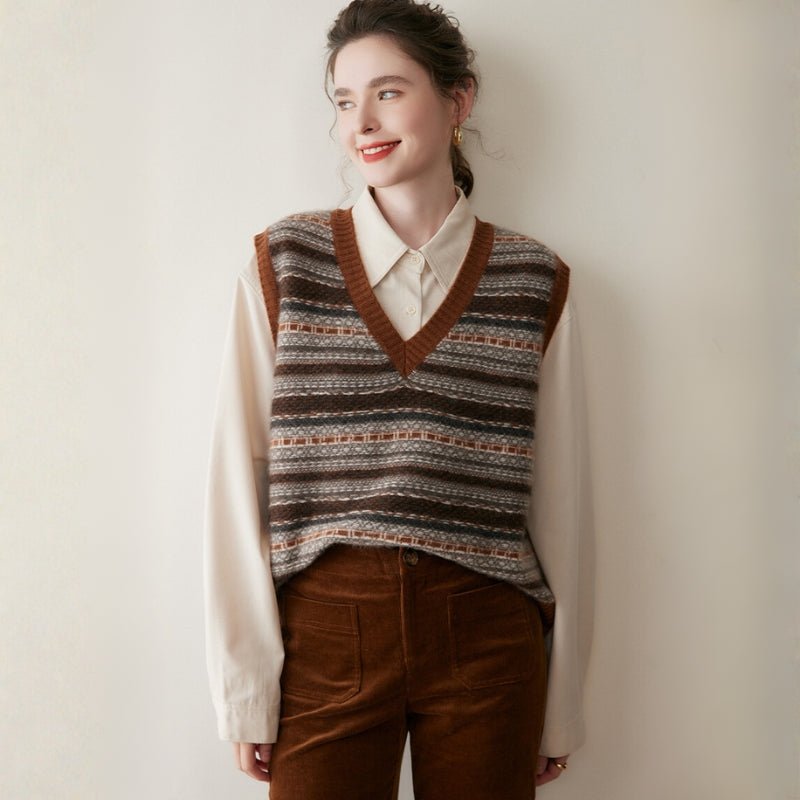 Oakridge – Cashmere Wool Vest - Hilltop Nord