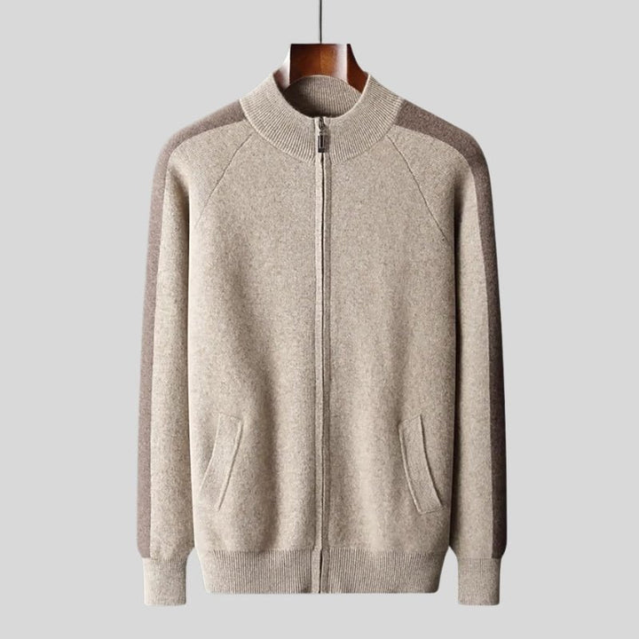 Caden – Cashmere Wool Zip - Up - Hilltop Nord