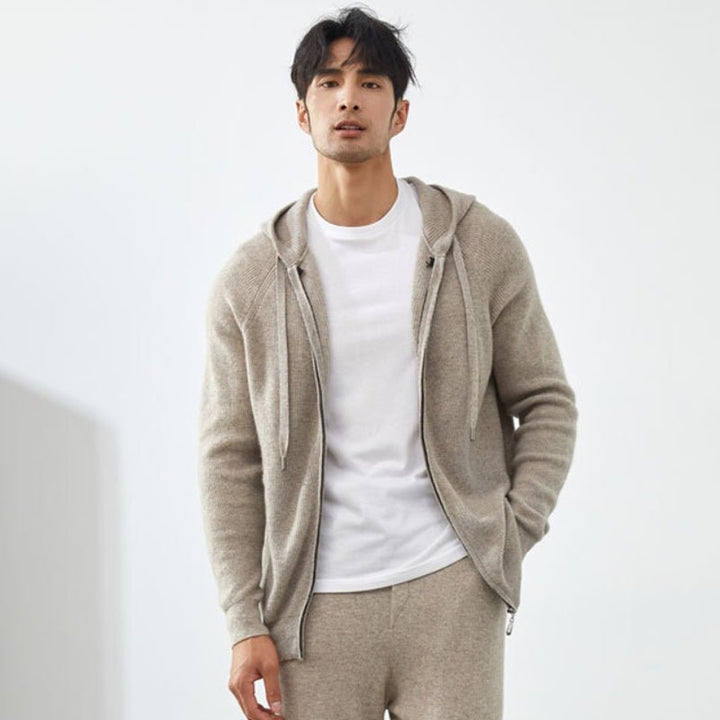 Bluecliff – Cashmere Wool Hoodie - Hilltop Nord