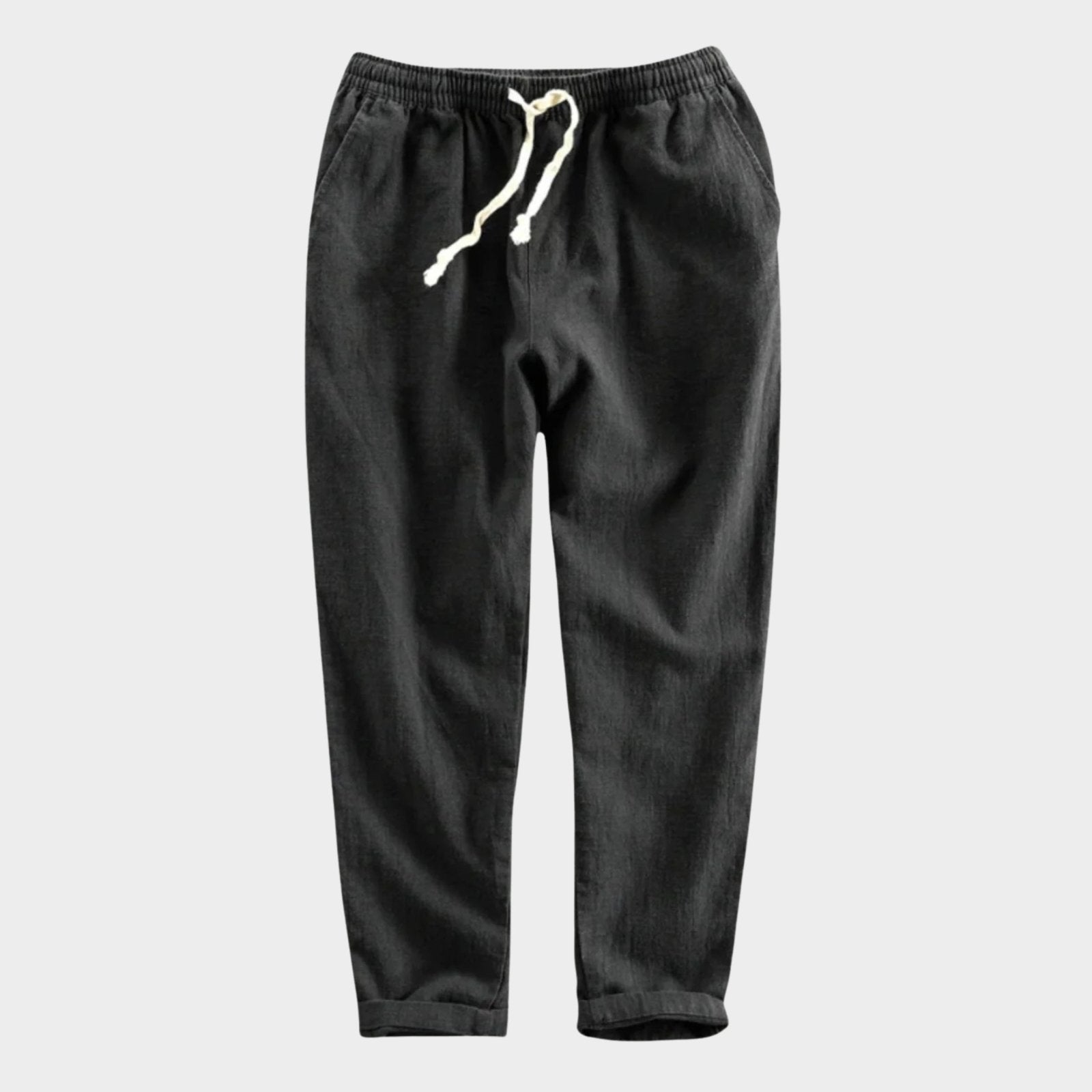 Rivo – Ramie Cropped Pants - Hilltop Nord