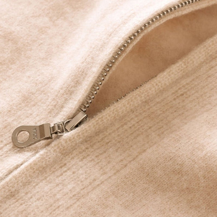 Selin – Cashmere Zip - Up Hoodie - Hilltop Nord