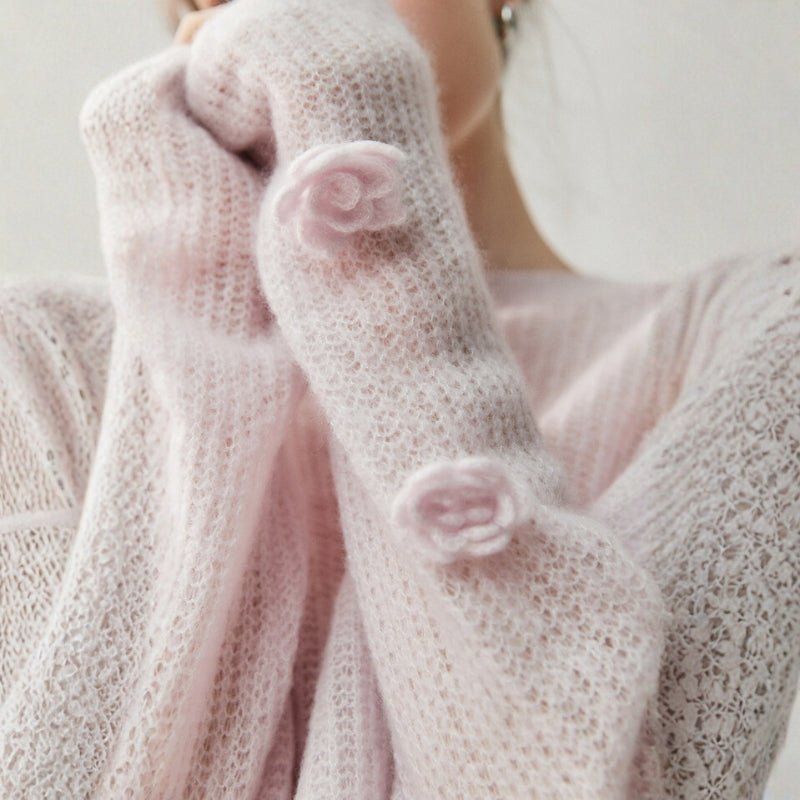 Frostpetal – Cashmere Wool Sweater - Hilltop Nord