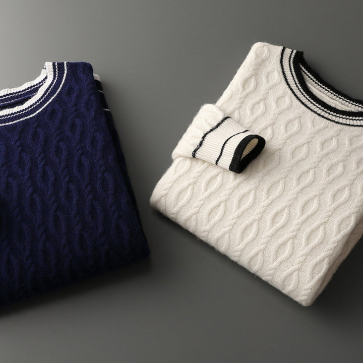 Timberline – Wool Cable Sweater - Hilltop Nord