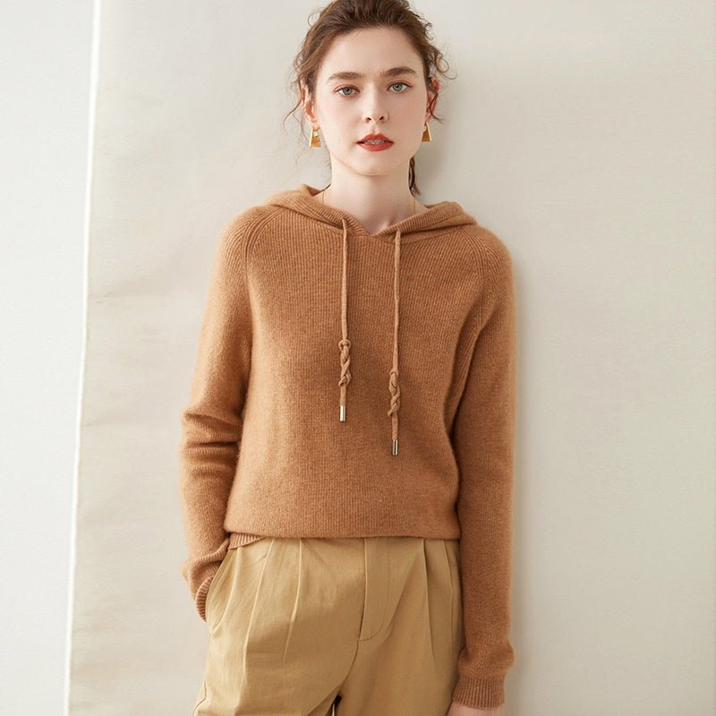 Fiora – Cashmere Hoodie - Hilltop Nord