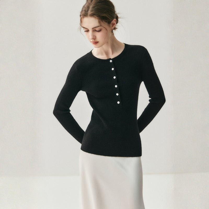 Crosshaven – Cashmere Wool Sweater - Hilltop Nord