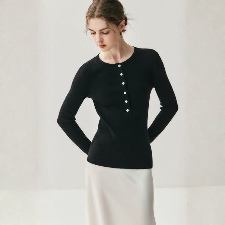 Crosshaven – Cashmere Wool Sweater - Hilltop Nord