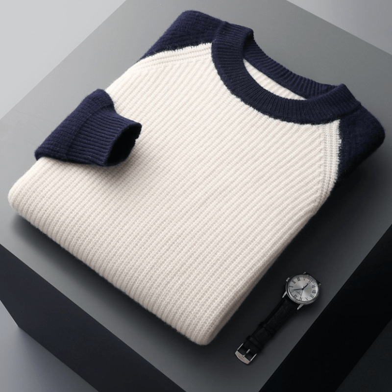 Harborline - Wool Raglan Sweater - Hilltop Nord