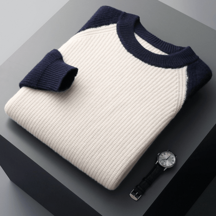 Harborline - Wool Raglan Sweater - Hilltop Nord