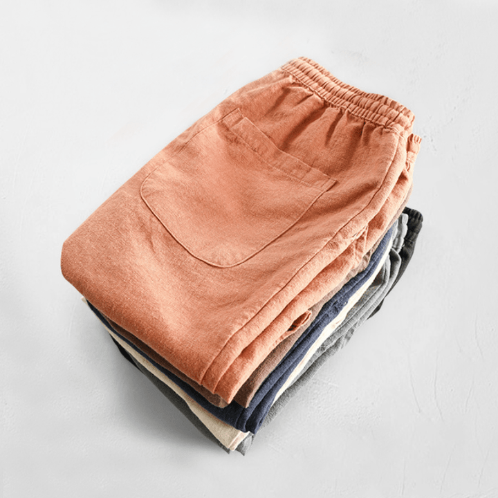 Rivo – Ramie Cropped Pants - Hilltop Nord