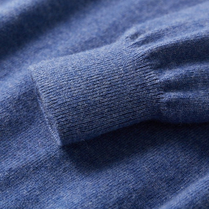 Stellan – Wool Half - Zip Sweater - Hilltop Nord