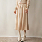 Hearthfold – Cashmere Wool Skirt - Hilltop Nord