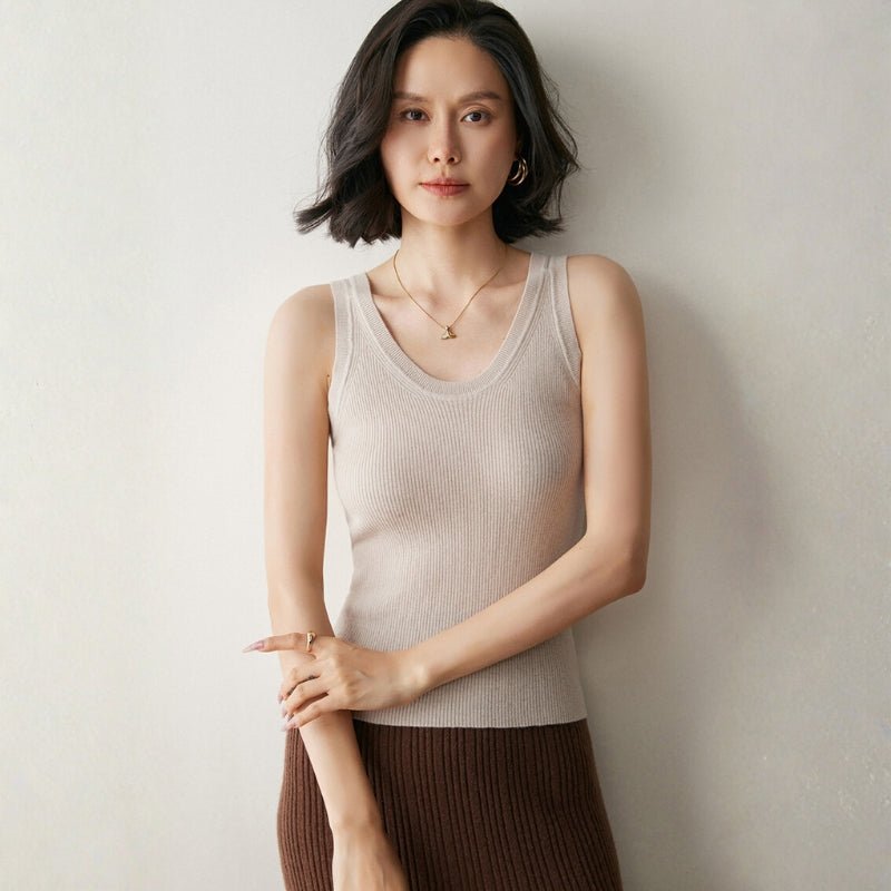 Terrathread – Cashmere Wool Tank Top - Hilltop Nord