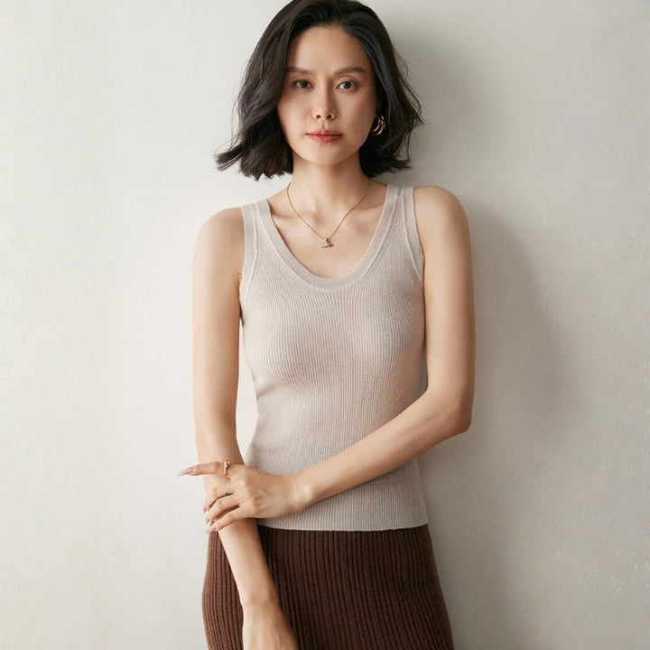 Terrathread – Cashmere Wool Tank Top - Hilltop Nord